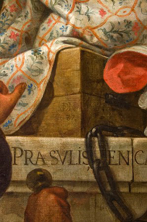 Detalle del anterior, con la firma y fecha