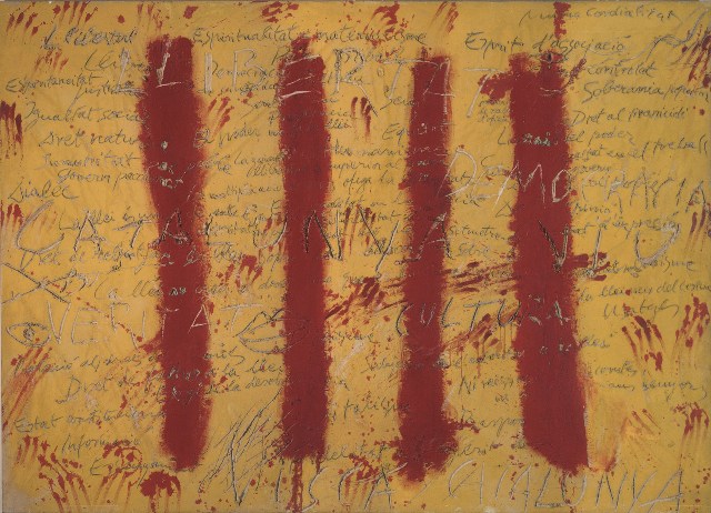 Antoni Tàpies (1923). El Espíritu Catalán. 1971