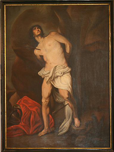 "Martirio de San Sebastián", 1888. Monasterio de Tulebras