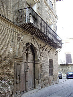 Casa de los Sesma. Corella. Detalle