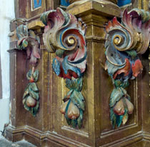 Policromía del retablo mayor