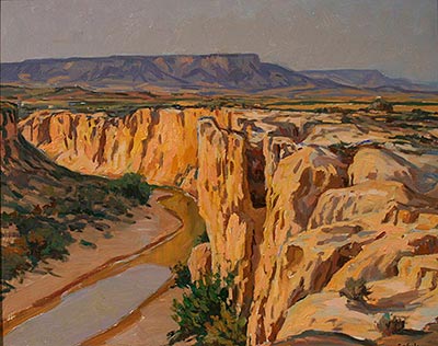 César Muñoz Sola, "Paisaje de Las Bardenas"