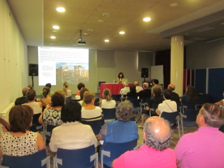 La conferencia se desarrolló en la Casa de Cultura de Lerín