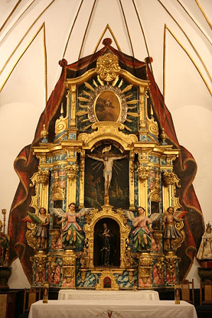 Retablo de la Escuela de Cristo de Pamplona. Siglo XVIII 