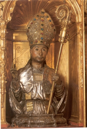 Imagen relicario de San Fermín. 1527