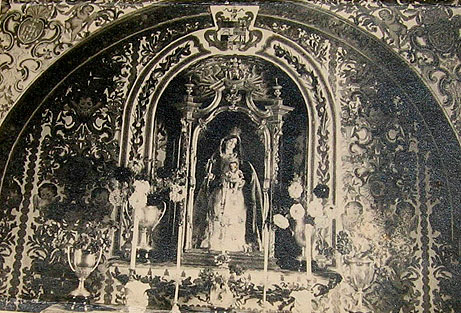 Sanlúcar de Barrameda. Oratorio de la casa Arizon en 1960