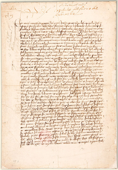 Alfonso el Batallador concede el fuero de Sobrarbe a los pobladores de Tudela, Cervera y Gallipienzo. AGN, COMPTOS, Documentos, caja 1, n.º 15-2.