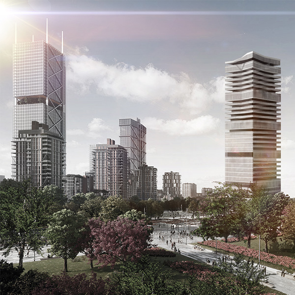 Ver proyecto "Sky Corner: viviendas en altura en Madrid Nuevo Norte"